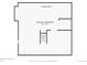 Unfinished basement floor plan with stairs and laundry room at 5456 E Briarwood Pl, Centennial, CO 80122