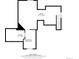 Second-floor floor plan showcasing a large room, bedroom, and walk-in closet layout at 10743 W Turtle Mtn, Littleton, CO 80127