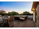 Relaxing rooftop deck with dining and lounge areas, perfect for outdoor entertaining at 2523 N Humboldt St, Denver, CO 80205