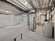Unfinished basement space with open ceiling, and concrete floors ready for customization at 10689 Uravan St, Commerce City, CO 80022