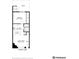 Detailed floor plan showcasing the layout of the home, including the bedroom, kitchen, and living room at 3090 W 107Th Pl # F, Westminster, CO 80031