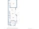 First floor plan with kitchen, dining area, living room, bedroom, bathroom, garage, and foyer at 10534 Oncilla Ln, Lone Tree, CO 80124