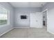 Bright bedroom features a large window and a convenient reach in closet at 28495 La Donna Vista Ln, Elizabeth, CO 80107