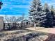 Barn with a surrounding fence on a large lot at 7194 S Himalaya Way, Centennial, CO 80016