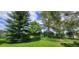 Tree lined yard with lush green grass at 7194 S Himalaya Way, Centennial, CO 80016