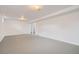Large unfinished basement with neutral painted floors, recessed lighting, and open layout at 283 Garland Dr, Northglenn, CO 80233
