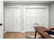 Cozy home office featuring a work desk, closet, and natural light at 1660 S Kingston Way, Aurora, CO 80012