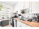 Bright kitchen with stainless steel appliances, plenty of counter space, and a large window at 85 N Grant St # 30, Denver, CO 80203