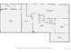 Basement floor plan showcasing the garage, rec room, office, utility and other rooms at 10439 Christopher Dr, Conifer, CO 80433