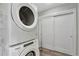 Laundry room with Whirlpool washer and dryer, and a closet at 6618 E Lowry Blvd # 210, Denver, CO 80230