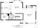 A detailed floor plan showcasing the layout of the kitchen, dining area, and living room at 2430 S Halifax Way, Aurora, CO 80013