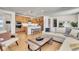 Open-concept living space showcasing a modern kitchen and comfortable seating, perfect for entertaining at 631 Felicity Loop, Castle Rock, CO 80109