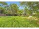 Backyard with weeds and overgrown grass at 4624 W Virginia Ave, Denver, CO 80219