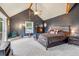 Cozy bedroom features a large bed, ample natural light, and neutral tones for a relaxing atmosphere at 16861 Wrangler Trl, Littleton, CO 80127
