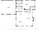 Detailed floor plan showcasing the layout of the living room, kitchen, dining area, and garage at 16861 Wrangler Trl, Littleton, CO 80127