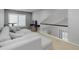 Loft with sectional sofa and view to downstairs at 15372 E 117Th Ave, Commerce City, CO 80022