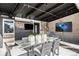 Modern dining area featuring a sleek bar, decorative lighting, and unique artistic accents at 1792 Wynkoop St # 505, Denver, CO 80202