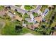 The aerial view captures the surrounding neighborhood at 45 S Reed St, Lakewood, CO 80226