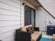 Outdoor balcony with an outdoor sofa at 4226 S Eldridge St # 207, Morrison, CO 80465