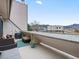 Outdoor balcony with seating and mountain views at 4226 S Eldridge St # 207, Morrison, CO 80465
