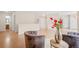Bright living room with modern finishes, open layout, and elegant decorative touches at 3355 S Emerson St, Englewood, CO 80113