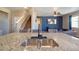 Granite island, double sink, in kitchen. With bar stool seating at 15507 Quince Cir, Thornton, CO 80602
