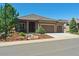 Attractive single Gathering home featuring a three-car garage and a professionally landscaped front yard at 438 Galaxy Dr, Castle Rock, CO 80108