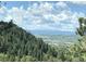 Expansive scenic view of mountains and greenery from a mountain home at 438 Galaxy Dr, Castle Rock, CO 80108