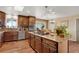 Kitchen featuring a center island with granite counters, and stainless steel appliances at 12337 2Nd St, Parker, CO 80134