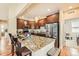 Gourmet kitchen boasts granite counters, stainless appliances, and plenty of cabinet space at 2838 Cascade Creek Dr, Lafayette, CO 80026