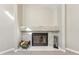 Modern fireplace with stone surround adds a touch of elegance to the living space at 5243 Union Ct # 4, Arvada, CO 80002