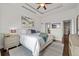 Elegant Primary bedroom with ample space and access to hallway at 5455 Landmark Pl # 604, Greenwood Village, CO 80111