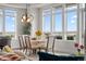 Sun-drenched dining room with large windows and city views at 5455 Landmark Pl # 604, Greenwood Village, CO 80111