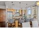 Modern kitchen with stainless steel appliances and granite countertops at 5455 Landmark Pl # 604, Greenwood Village, CO 80111
