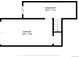 Floor plan of the basement and garage showing dimensions at 20 S Harrison St, Denver, CO 80209