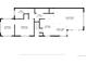Floor plan of the home highlighting layout of the living spaces at 20 S Harrison St, Denver, CO 80209
