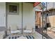 Cozy patio area featuring comfortable seating and a modern outdoor rug at 3316 N Columbine St, Denver, CO 80205