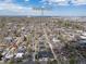 Stunning aerial view of the property's neighborhood near Chaffee Park in a desirable location at 2135 W 40Th Ave, Denver, CO 80211