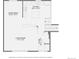 Third floor detailed floor plan with measurements of the kitchen, dining, living, and foyer areas at 9014 W Harvard Dr, Lakewood, CO 80227