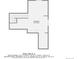 Floor plan of the basement featuring a spacious layout, showing the stairs, and space for possible future renovations at 645 Flintwood Pl, Lafayette, CO 80026