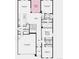 Detailed floorplan showing the layout of the home's first floor with the location of each room at 17125 W 92Nd Loop, Arvada, CO 80007