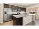 Modern kitchen featuring stainless steel appliances and granite countertops at 6739 Blue Spruce St, Frederick, CO 80530