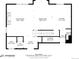 Upper floor plan with kitchen, living room, and dining area at 6044 Point Rider Cir, Castle Rock, CO 80104