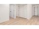 This bedroom has wood floors, bi-fold closet doors and fresh paint at 9120 Judson St, Westminster, CO 80031