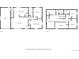 Detailed floor plan showcasing the layout of the home's upper and lower levels at 9120 Judson St, Westminster, CO 80031