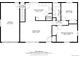 Detailed upper level floor plan with dimensions showing kitchen, living room, bedrooms, and garage at 9120 Judson St, Westminster, CO 80031