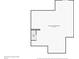 Layout for the unfinished basement showing the stairwell, and ample space for flexible design options at 359 Rogers Way, Castle Rock, CO 80104