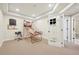 Basement game room with arcade basketball game at 7902 E 49Th Pl, Denver, CO 80238