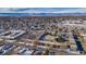 Wide aerial view of the complex and neighborhood at 4653 S Lowell Blvd # B, Denver, CO 80236