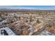 Aerial view of a large apartment complex with mountain views at 4653 S Lowell Blvd # B, Denver, CO 80236